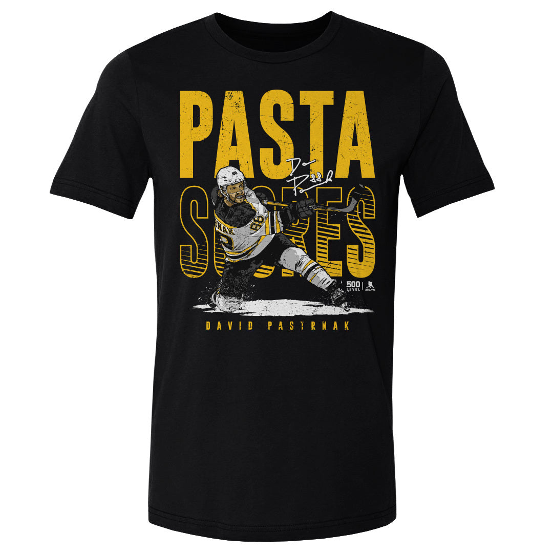 David Pastrnak Men's Cotton T-Shirt | 500 LEVEL