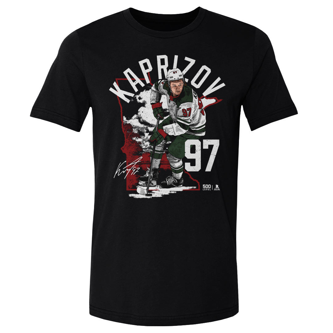 Kirill Kaprizov Men's Cotton T-Shirt | 500 LEVEL