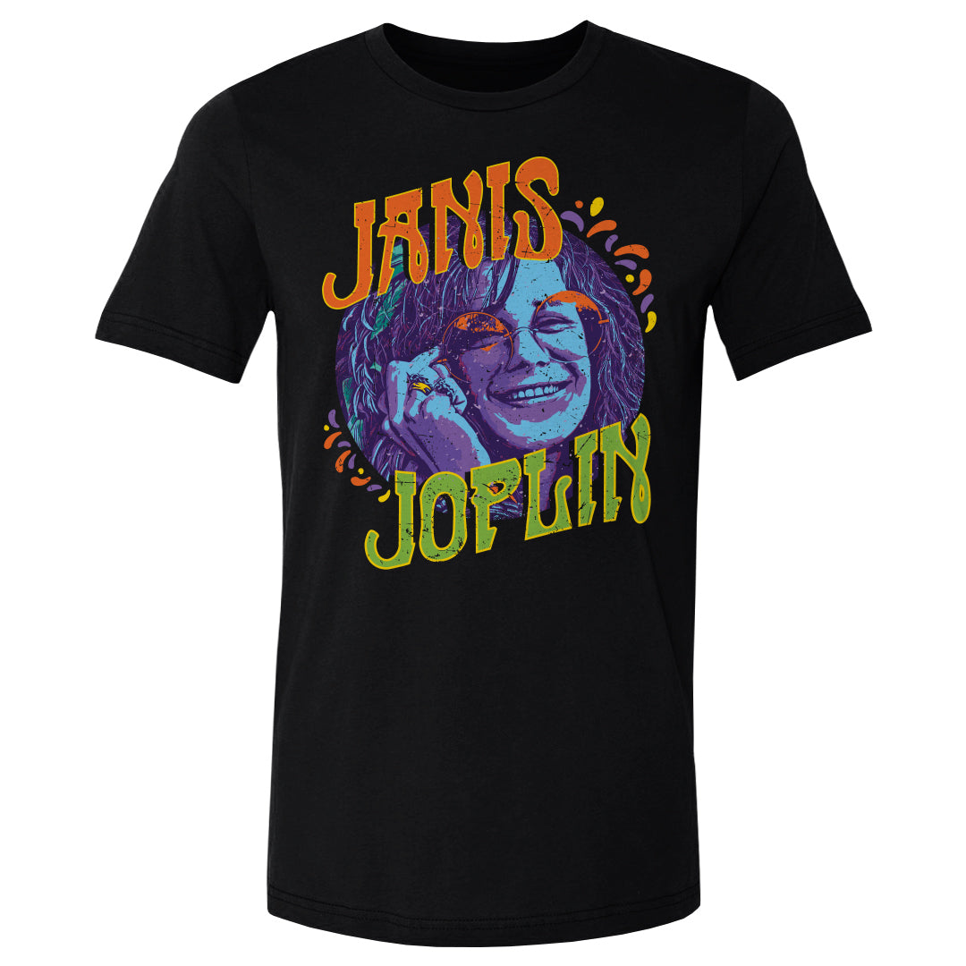 Janis Joplin Men's Cotton T-Shirt | 500 LEVEL