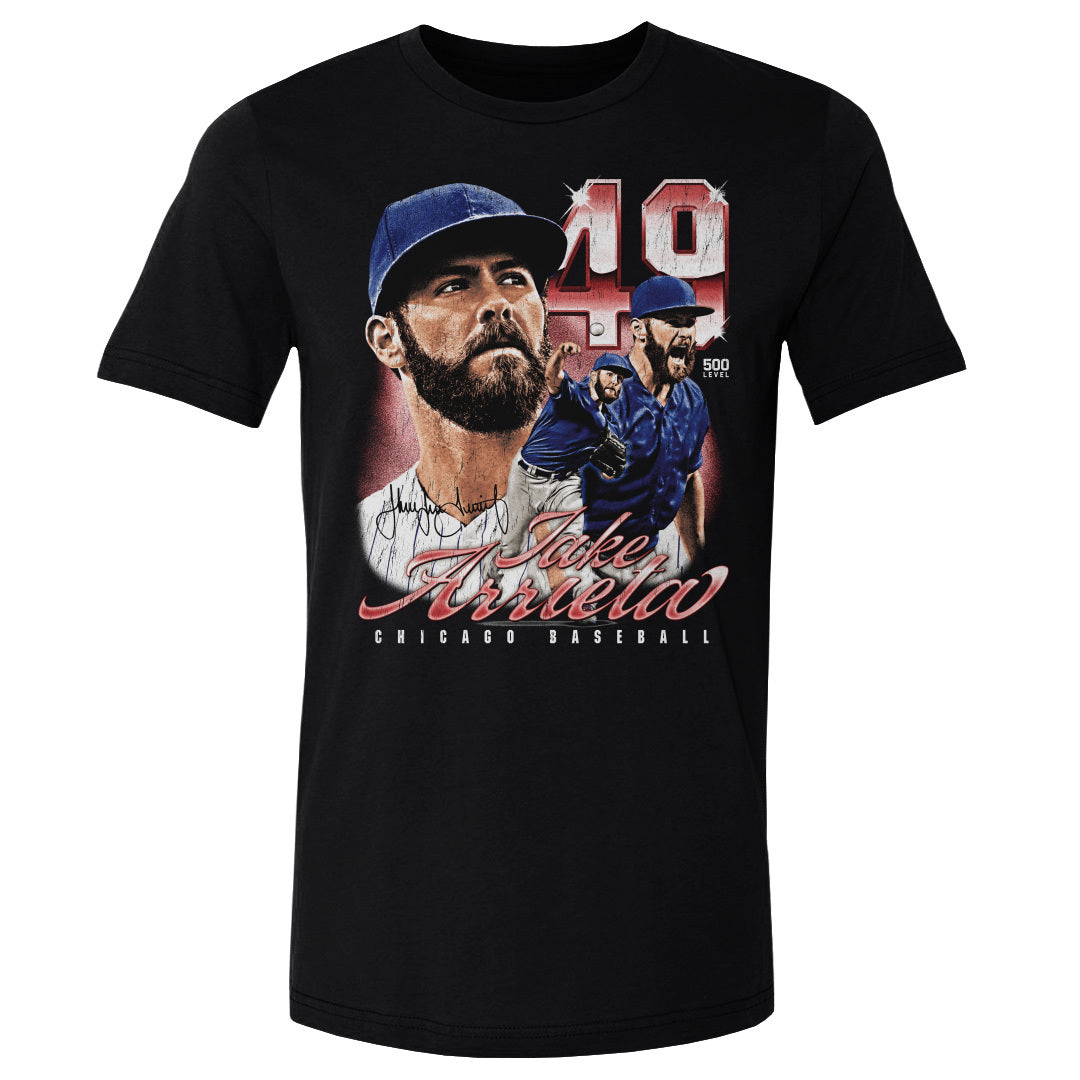 Jake Arrieta Men's Cotton T-Shirt | 500 LEVEL