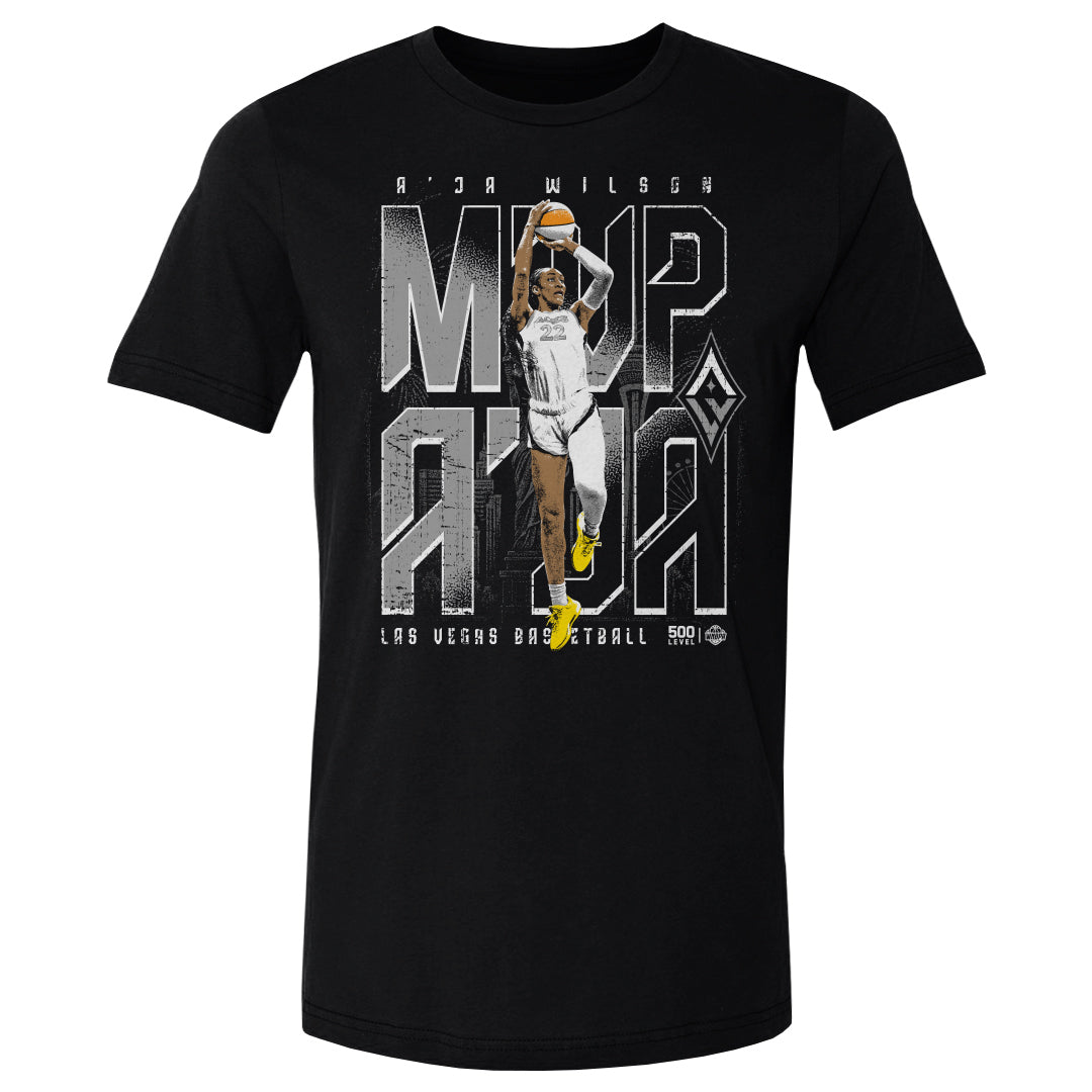 A'ja Wilson Men's Cotton T-Shirt | 500 LEVEL