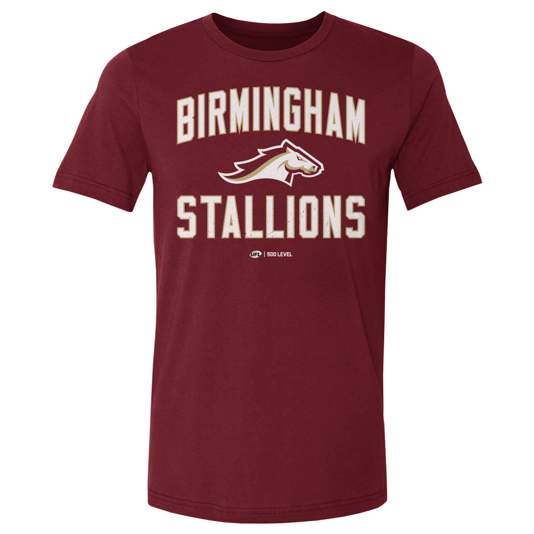 Birmingham Stallions Men's Cotton T-Shirt | 500 LEVEL