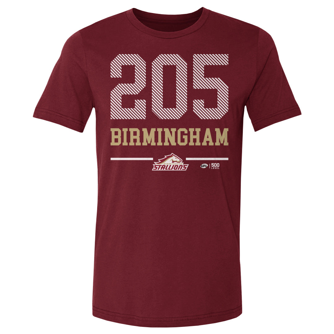 Birmingham Stallions Men's Cotton T-Shirt | 500 LEVEL