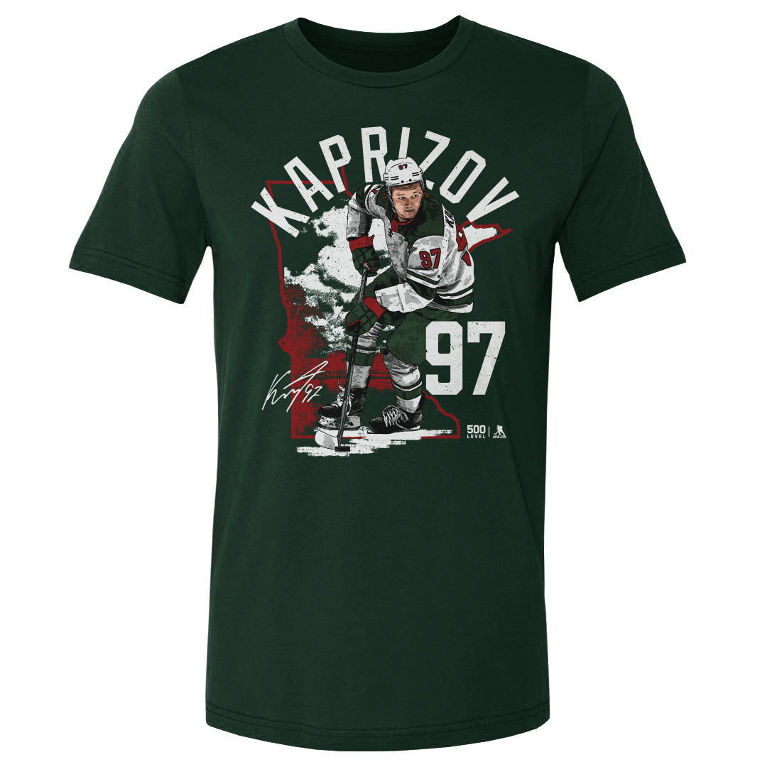 Kirill Kaprizov Men's Cotton T-Shirt | 500 LEVEL