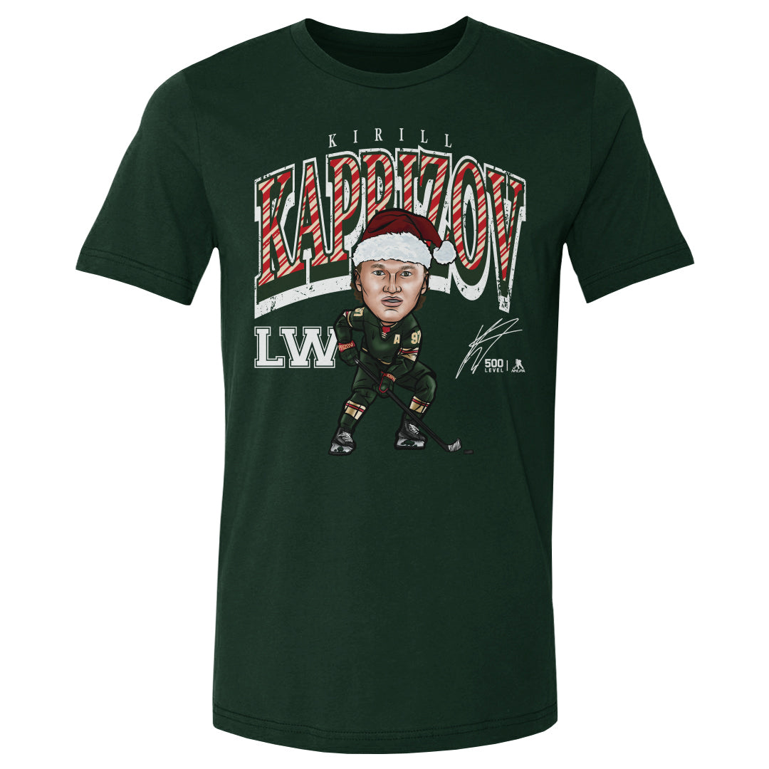 Kirill Kaprizov Men's Cotton T-Shirt | 500 LEVEL