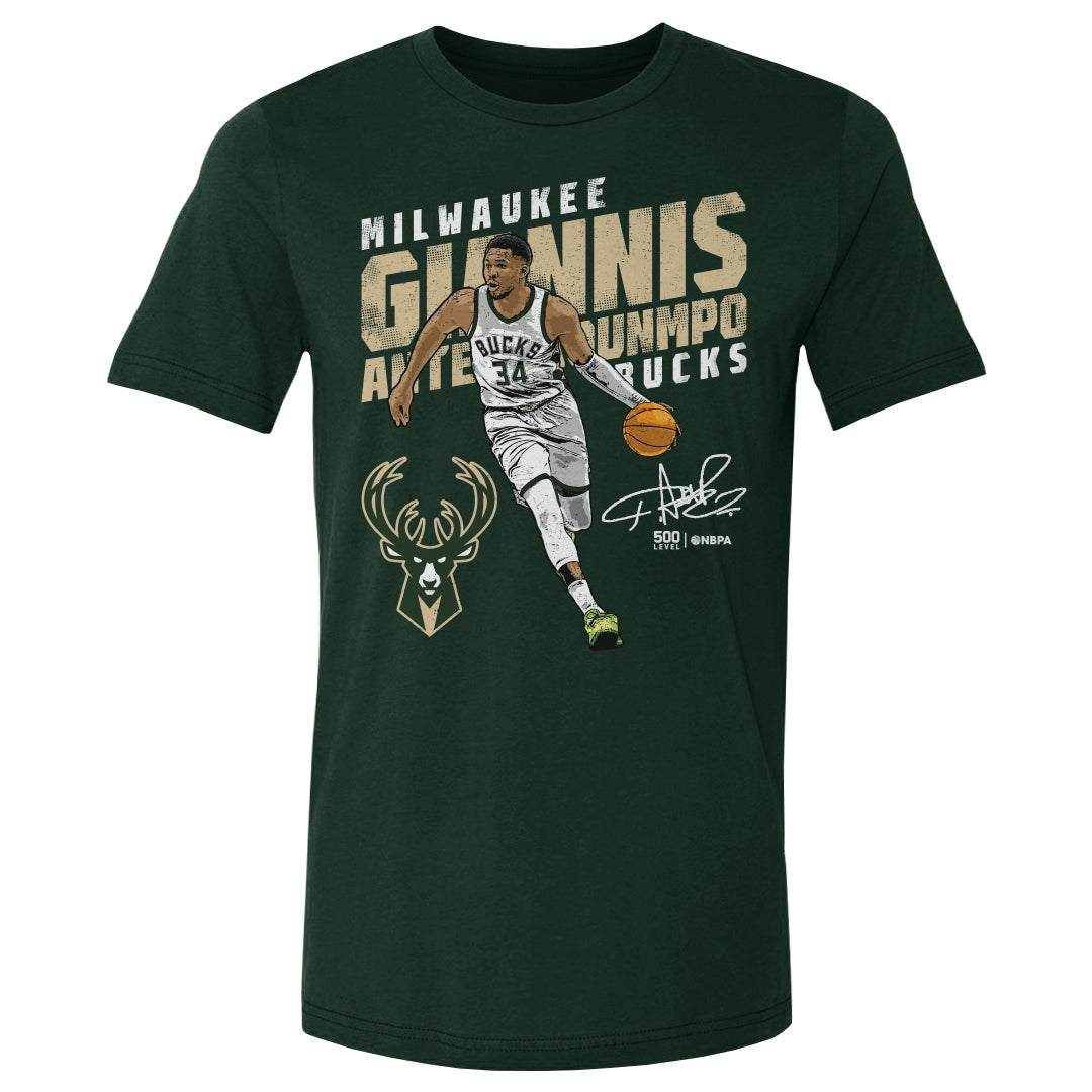 Giannis Antetokounmpo Men's Cotton T-Shirt | 500 LEVEL