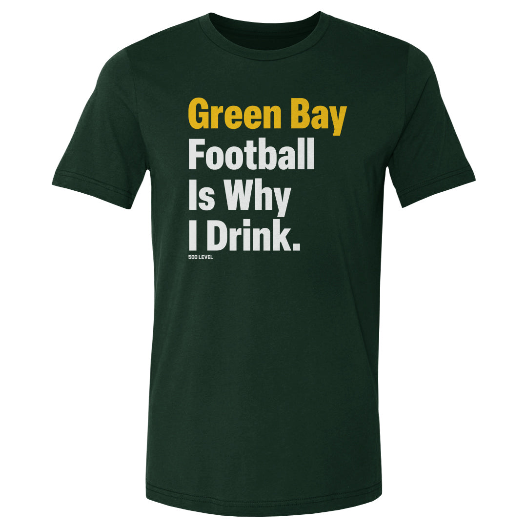 Green Bay Football Men's Cotton T-Shirt | 500 LEVEL