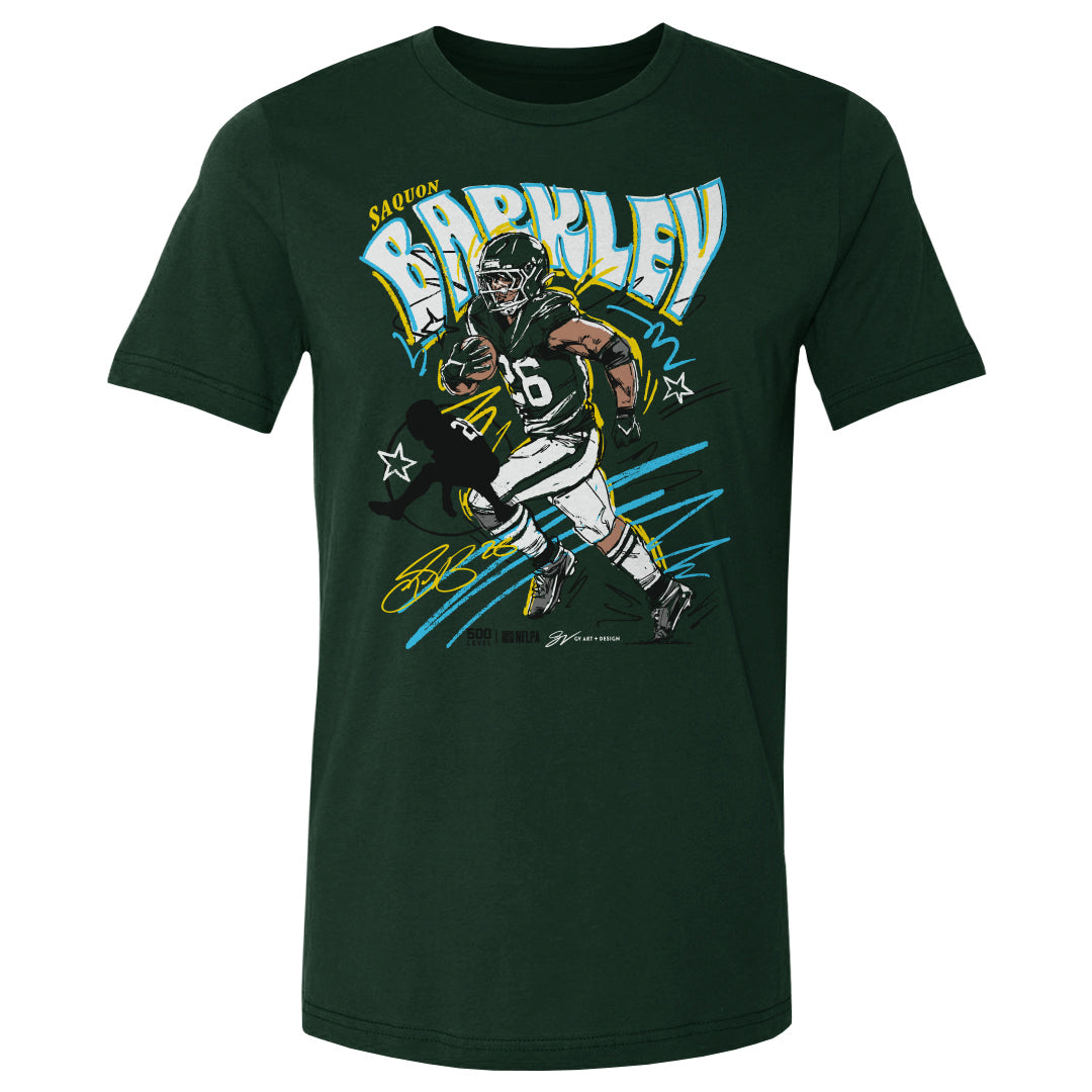 Saquon Barkley Men's Cotton T-Shirt | 500 LEVEL