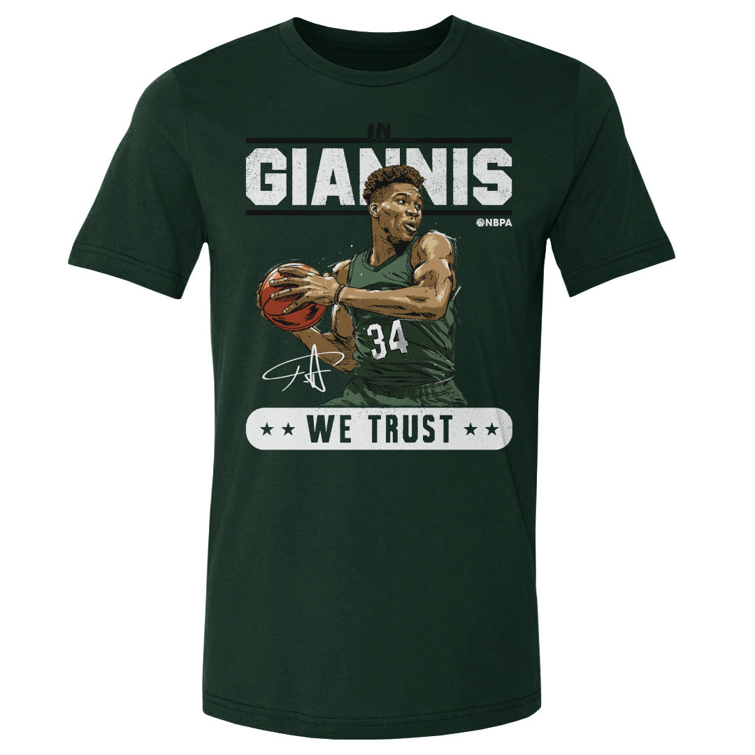 Giannis Antetokounmpo Men's Cotton T-Shirt | 500 LEVEL