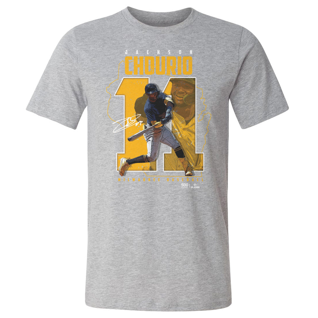 Jackson Chourio Men's Cotton T-Shirt | 500 LEVEL