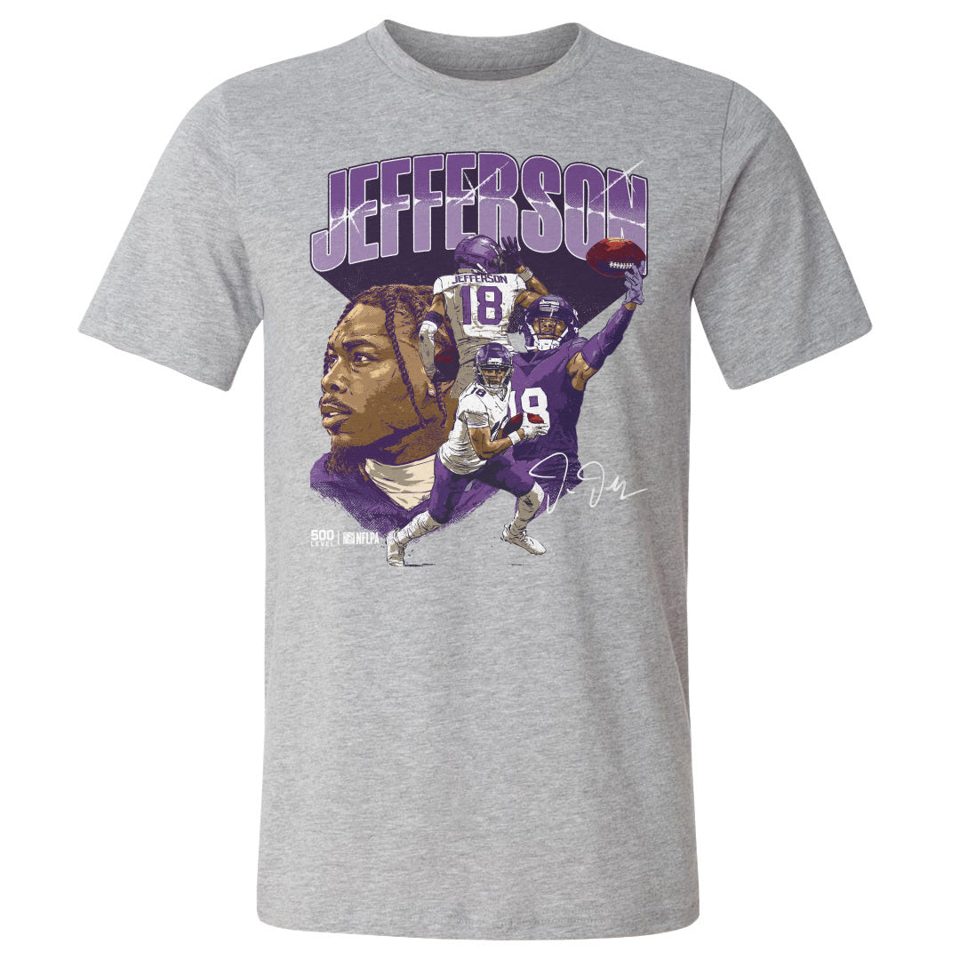 Justin Jefferson Men's Cotton T-Shirt | 500 LEVEL