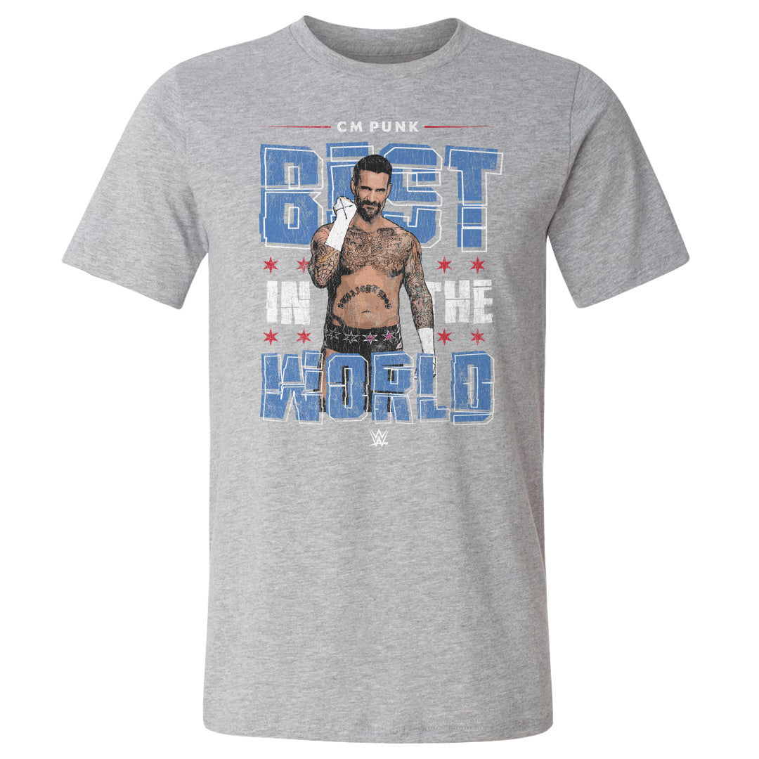 CM Punk Men's Cotton T-Shirt | 500 LEVEL