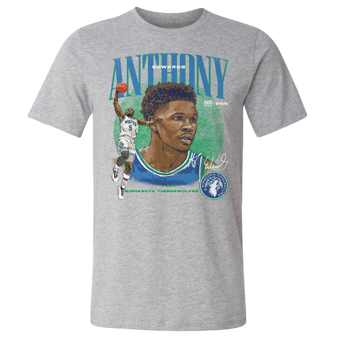 Anthony Edwards Men's Cotton T-Shirt | 500 LEVEL