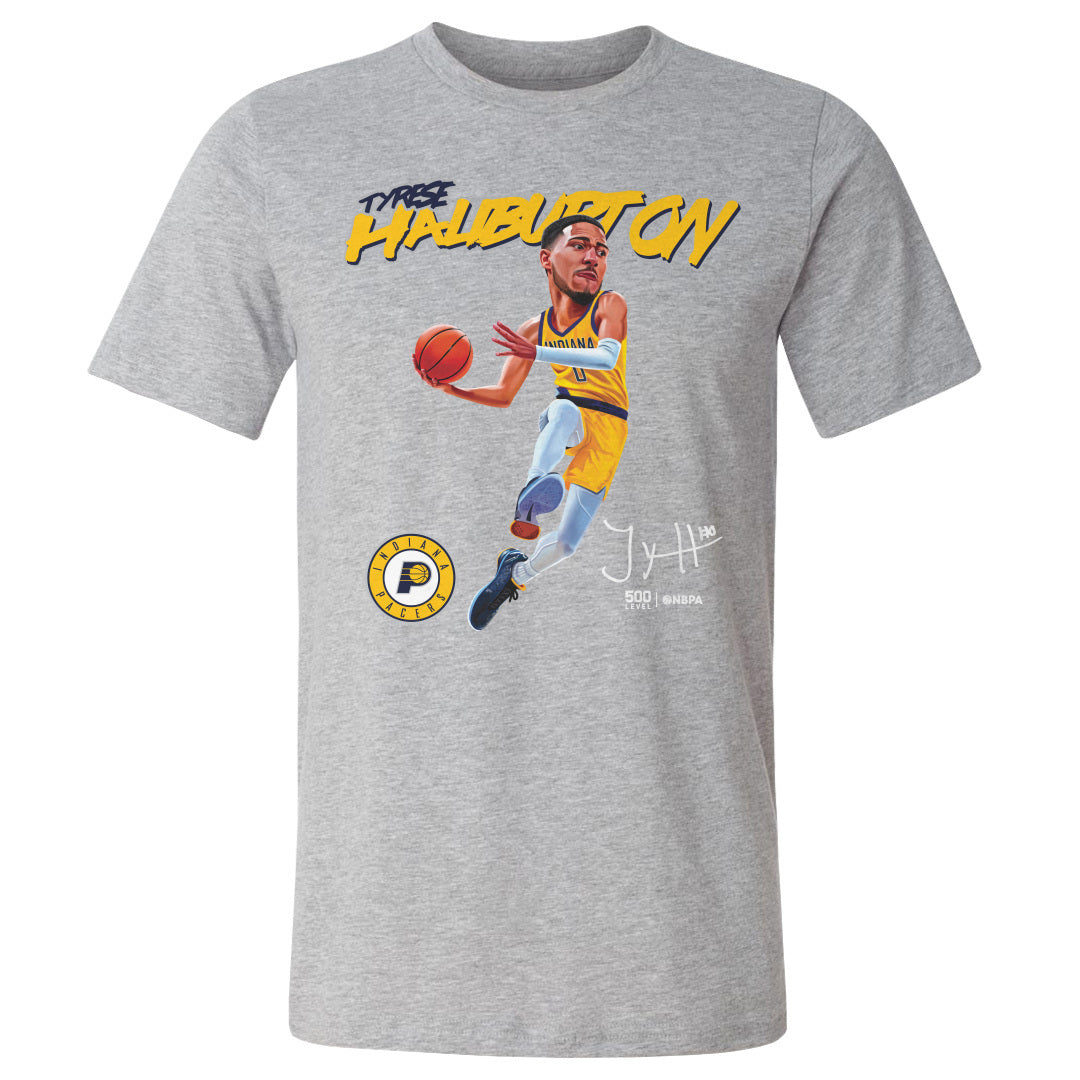Tyrese Haliburton Men's Cotton T-Shirt | 500 LEVEL