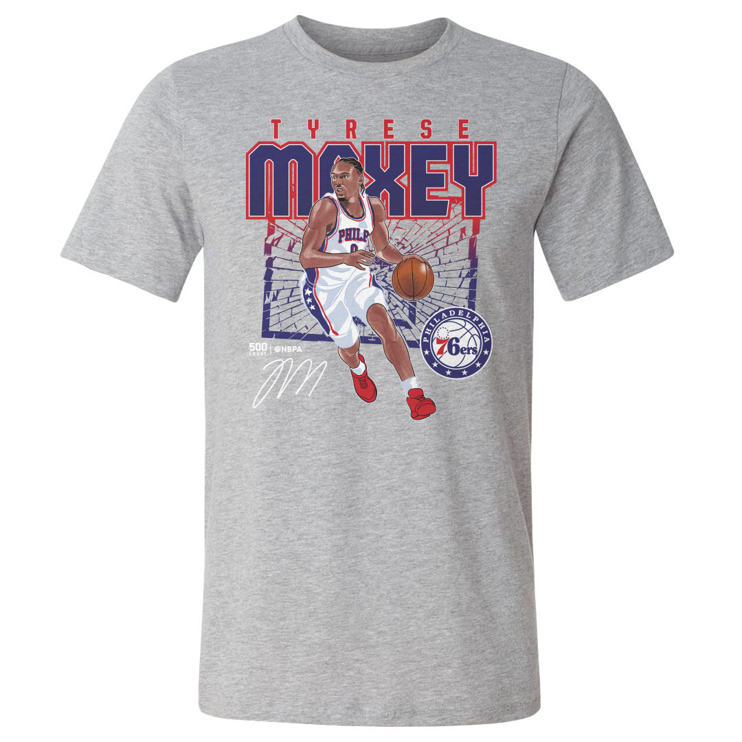 Tyrese Maxey Men's Cotton T-Shirt | 500 LEVEL