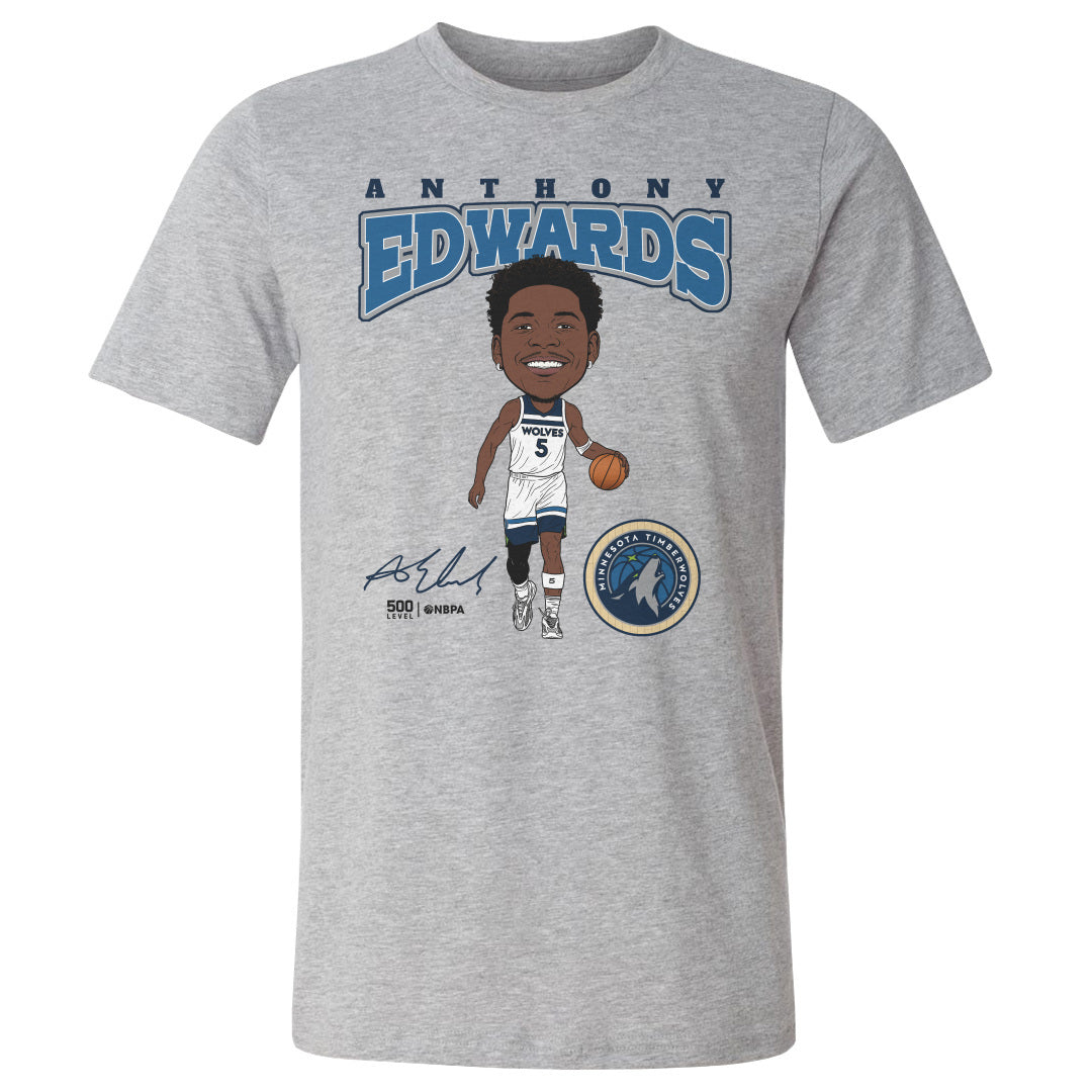 Anthony Edwards Men's Cotton T-Shirt | 500 LEVEL
