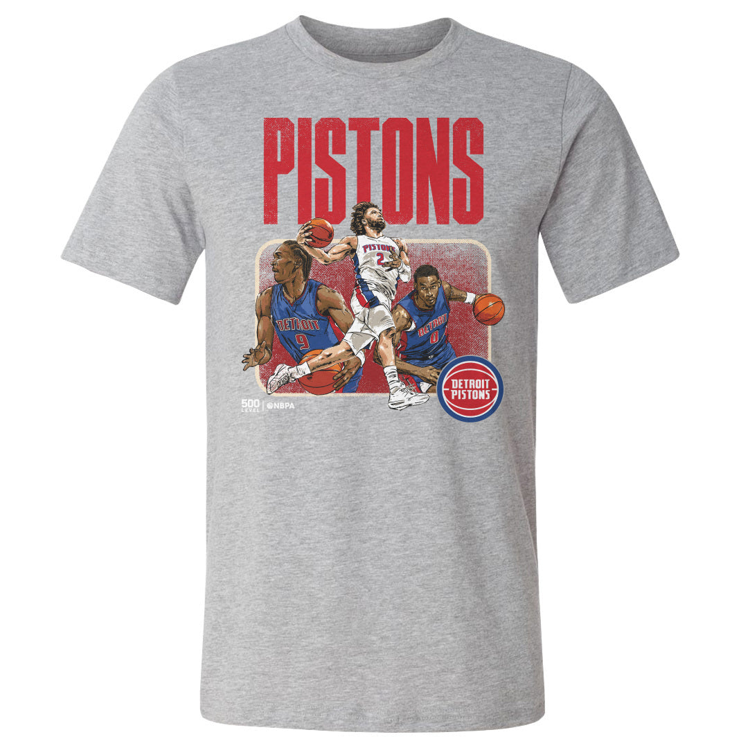 Detroit Pistons Men's Cotton T-Shirt | 500 LEVEL