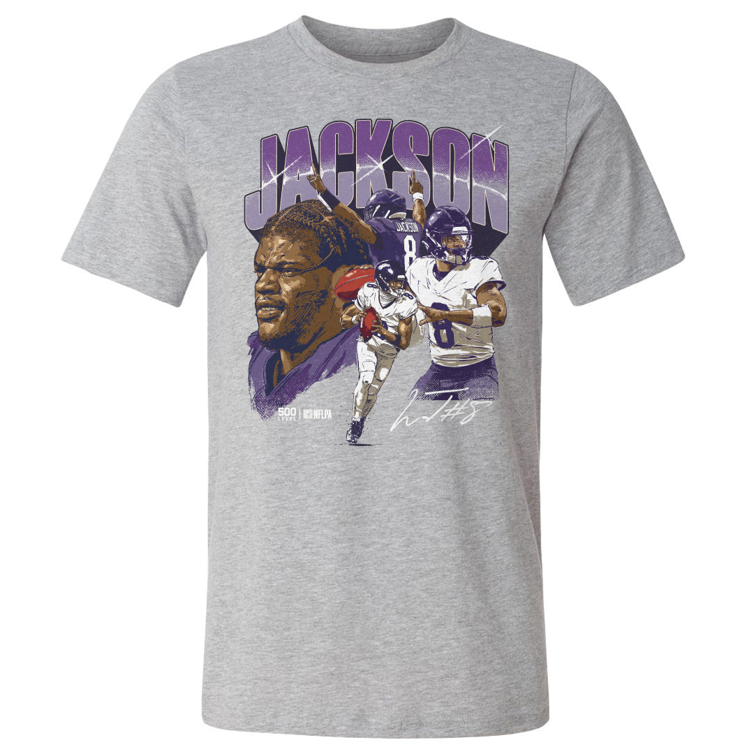 Lamar Jackson Men's Cotton T-Shirt | 500 LEVEL