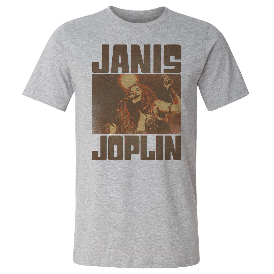 Janis Joplin Men's Cotton T-Shirt | 500 LEVEL
