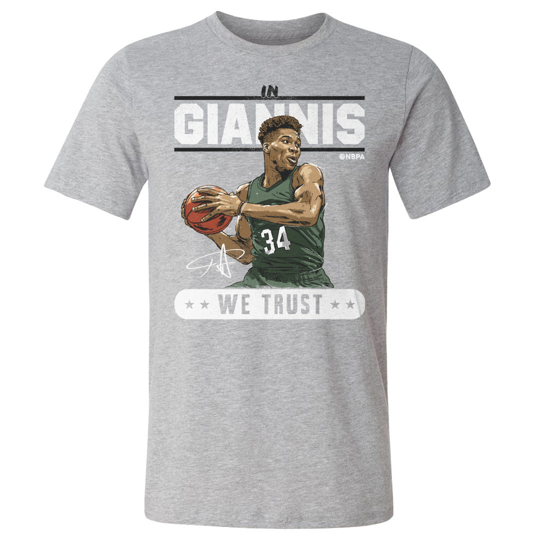Giannis Antetokounmpo Men's Cotton T-Shirt | 500 LEVEL