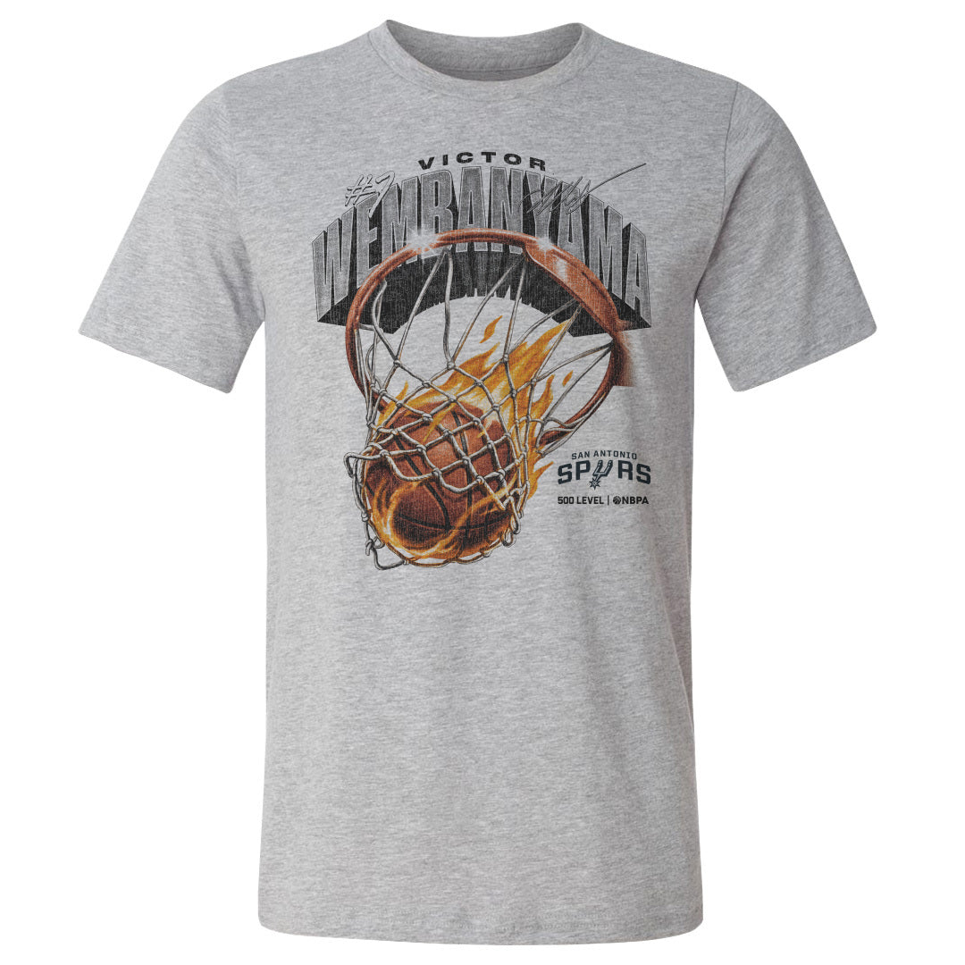 Victor Wembanyama Men's Cotton T-Shirt | 500 LEVEL