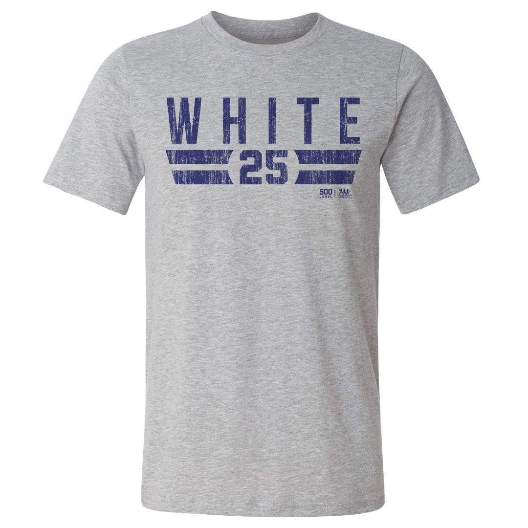 Devon White Men's Cotton T-Shirt | 500 LEVEL