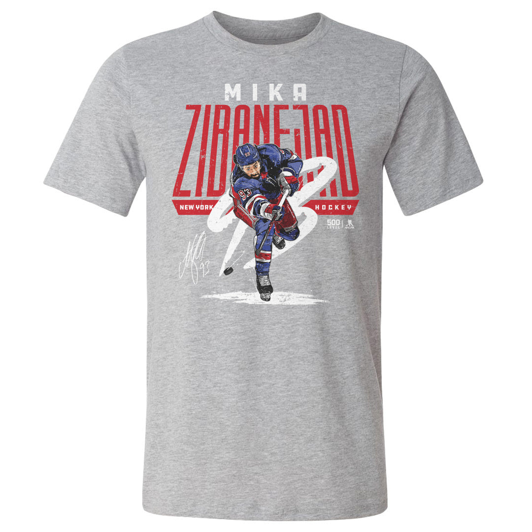 Mika Zibanejad Men's Cotton T-Shirt | 500 LEVEL
