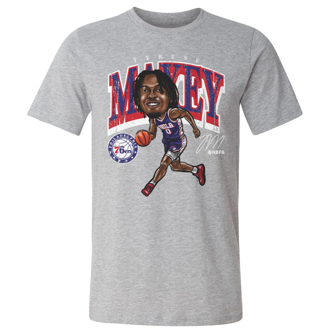 Tyrese Maxey Men's Cotton T-Shirt | 500 LEVEL