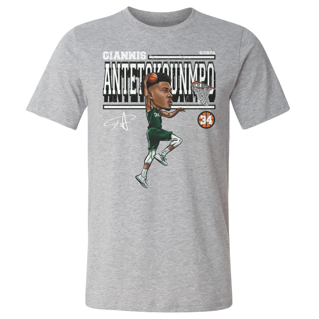 Giannis Antetokounmpo Men's Cotton T-Shirt | 500 LEVEL