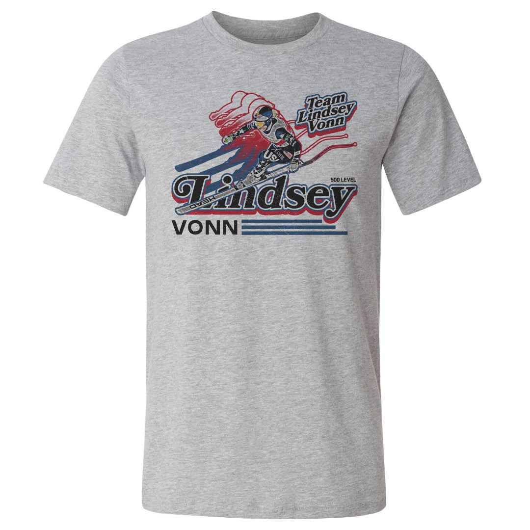 Lindsey Vonn Men's Cotton T-Shirt | 500 LEVEL