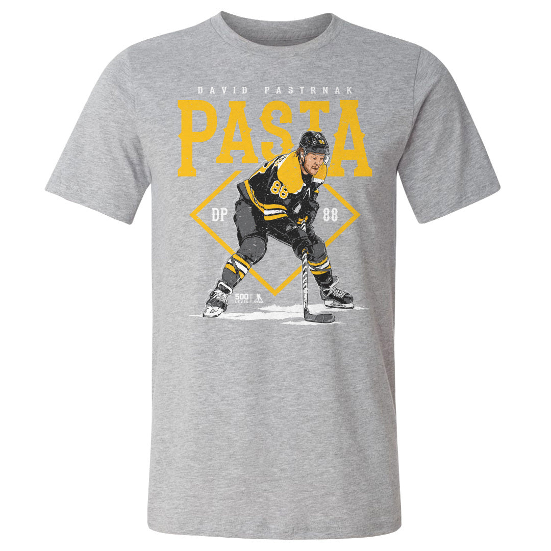 David Pastrnak Men's Cotton T-Shirt | 500 LEVEL