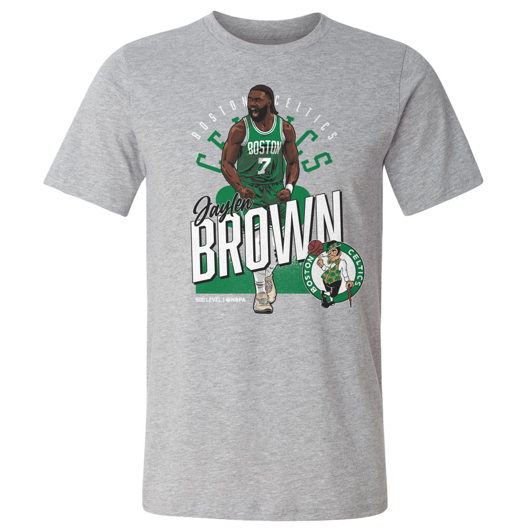 Jaylen Brown Men's Cotton T-Shirt | 500 LEVEL