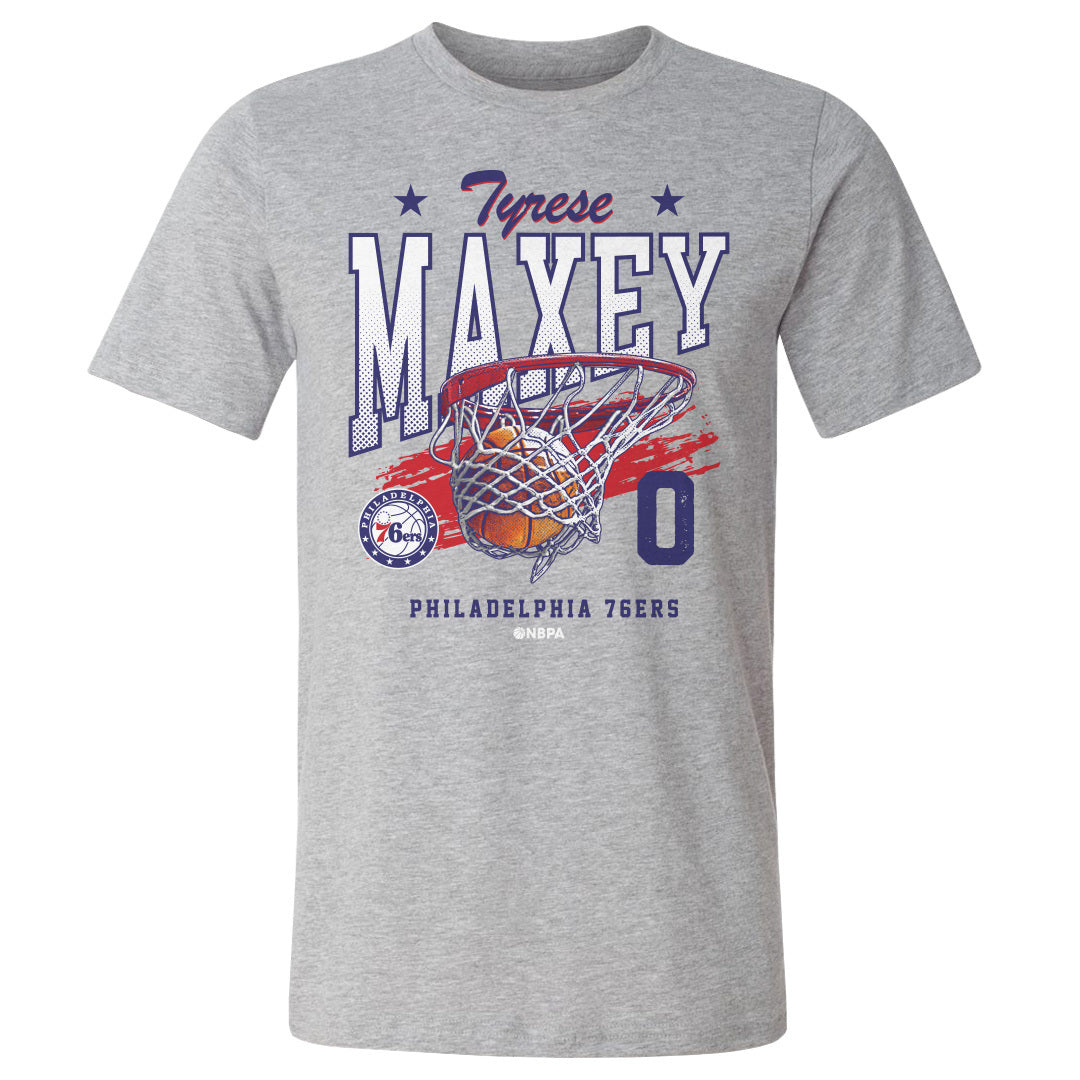 Tyrese Maxey Men's Cotton T-Shirt | 500 LEVEL