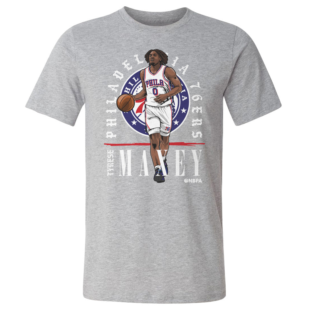 Tyrese Maxey Men's Cotton T-Shirt | 500 LEVEL