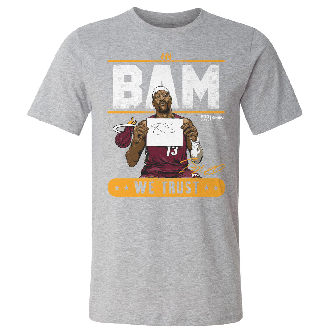 Bam Adebayo Men's Cotton T-Shirt | 500 LEVEL