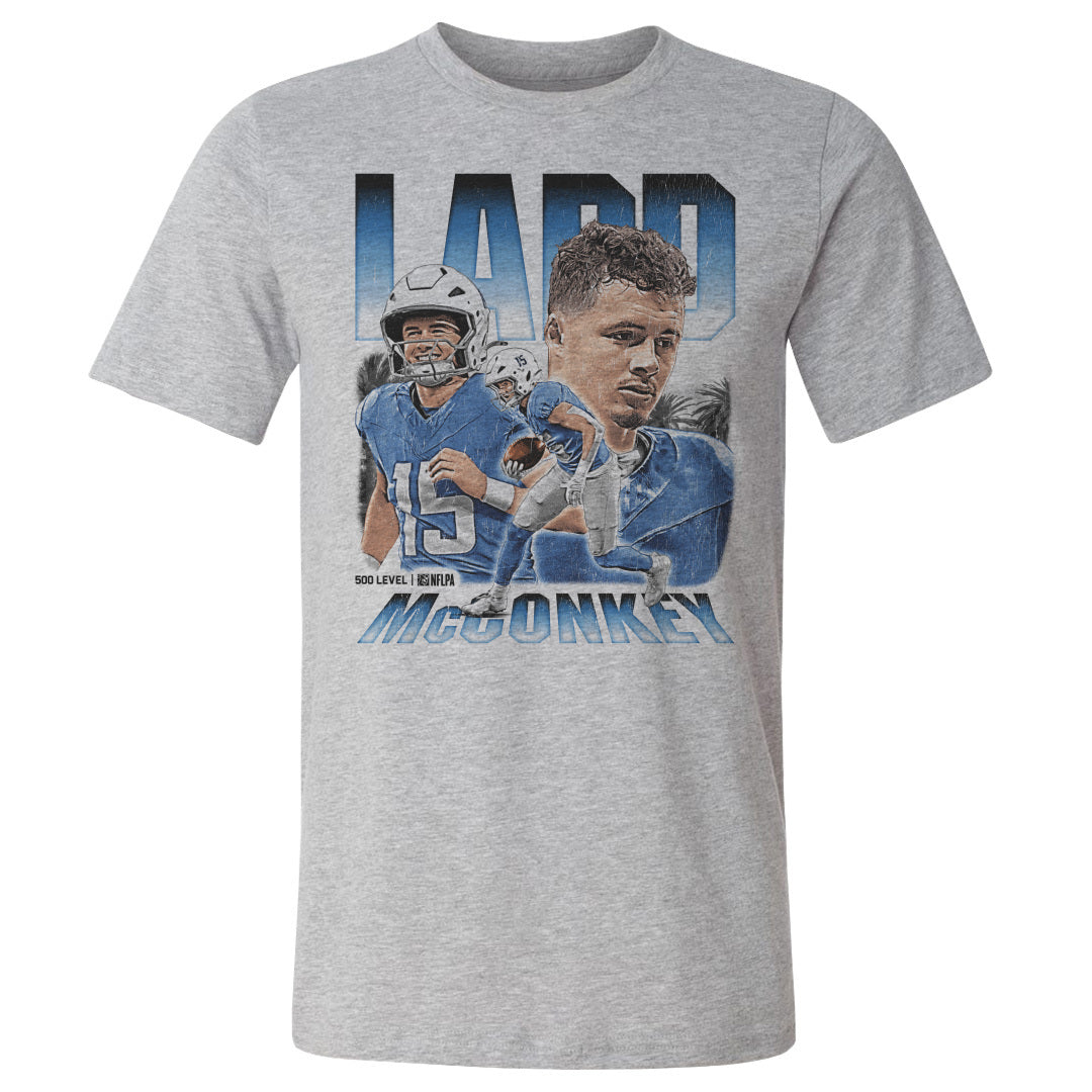 Ladd McConkey Men's Cotton T-Shirt | 500 LEVEL
