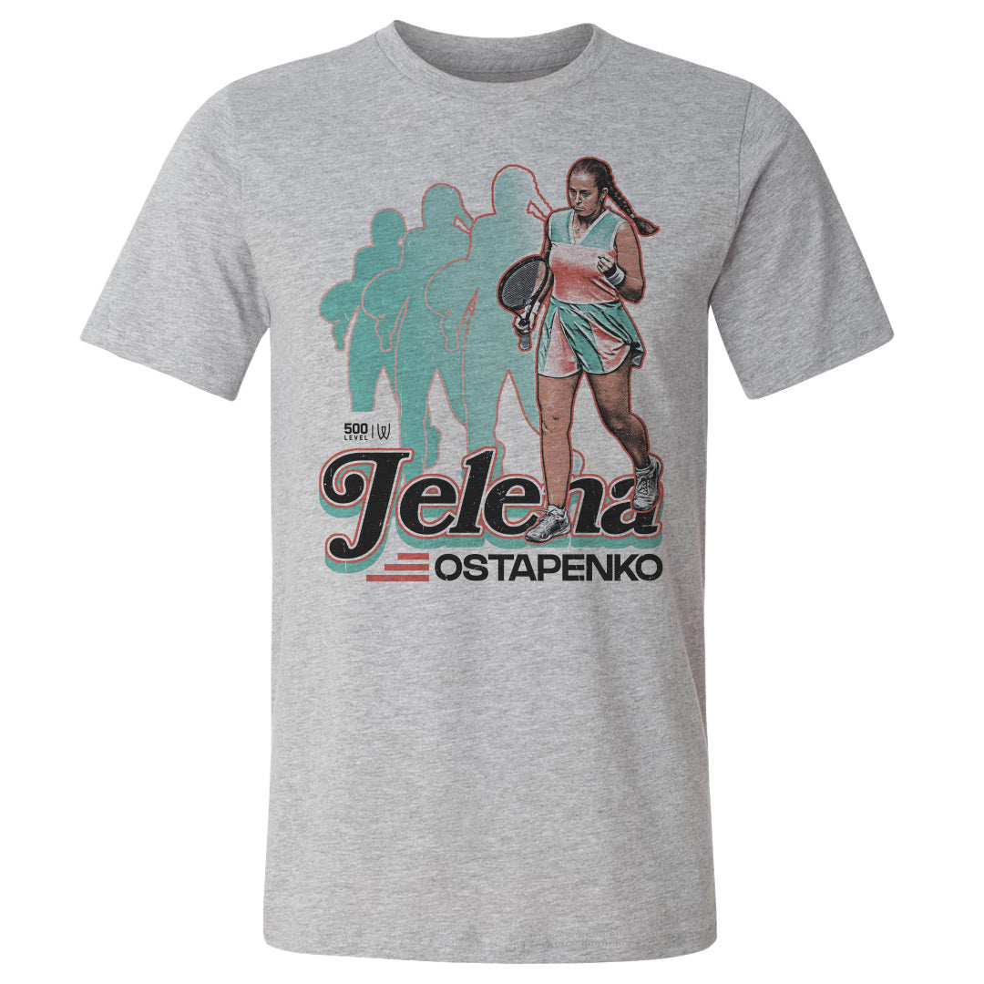Jelena Ostapenko Men's Cotton T-Shirt | 500 LEVEL