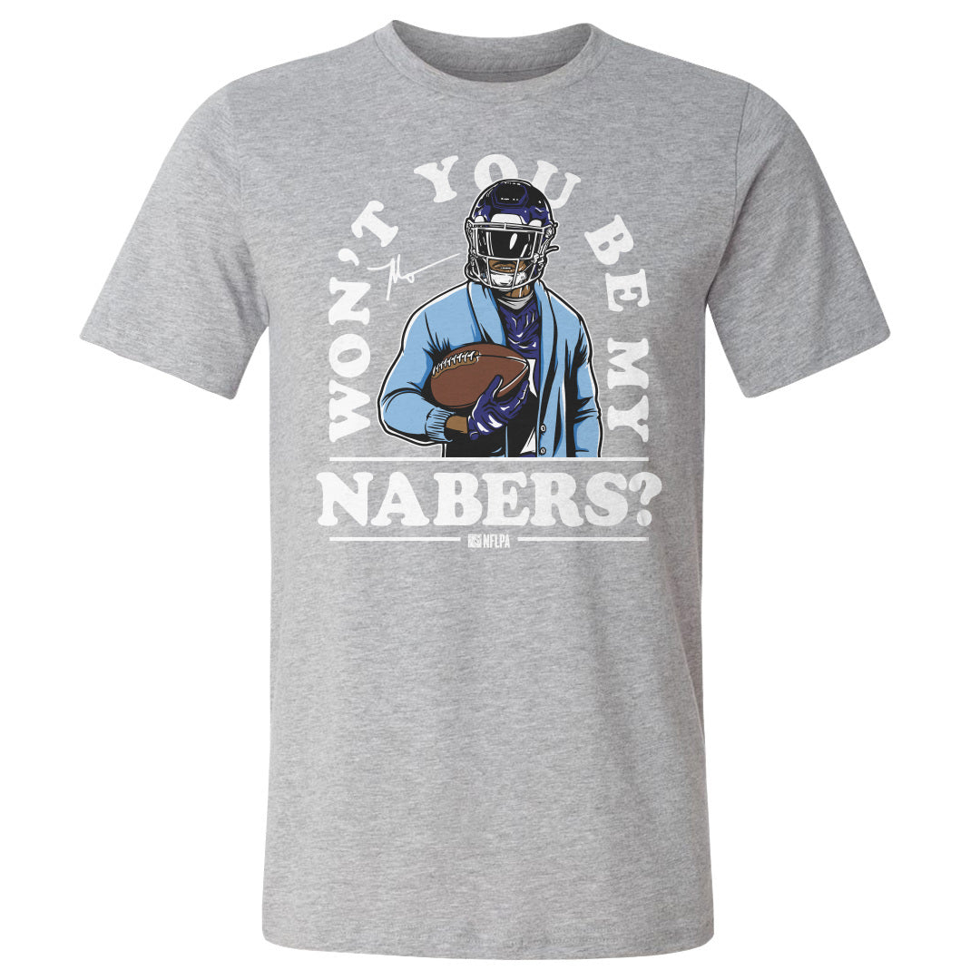 Malik Nabers Men's Cotton T-Shirt | 500 LEVEL