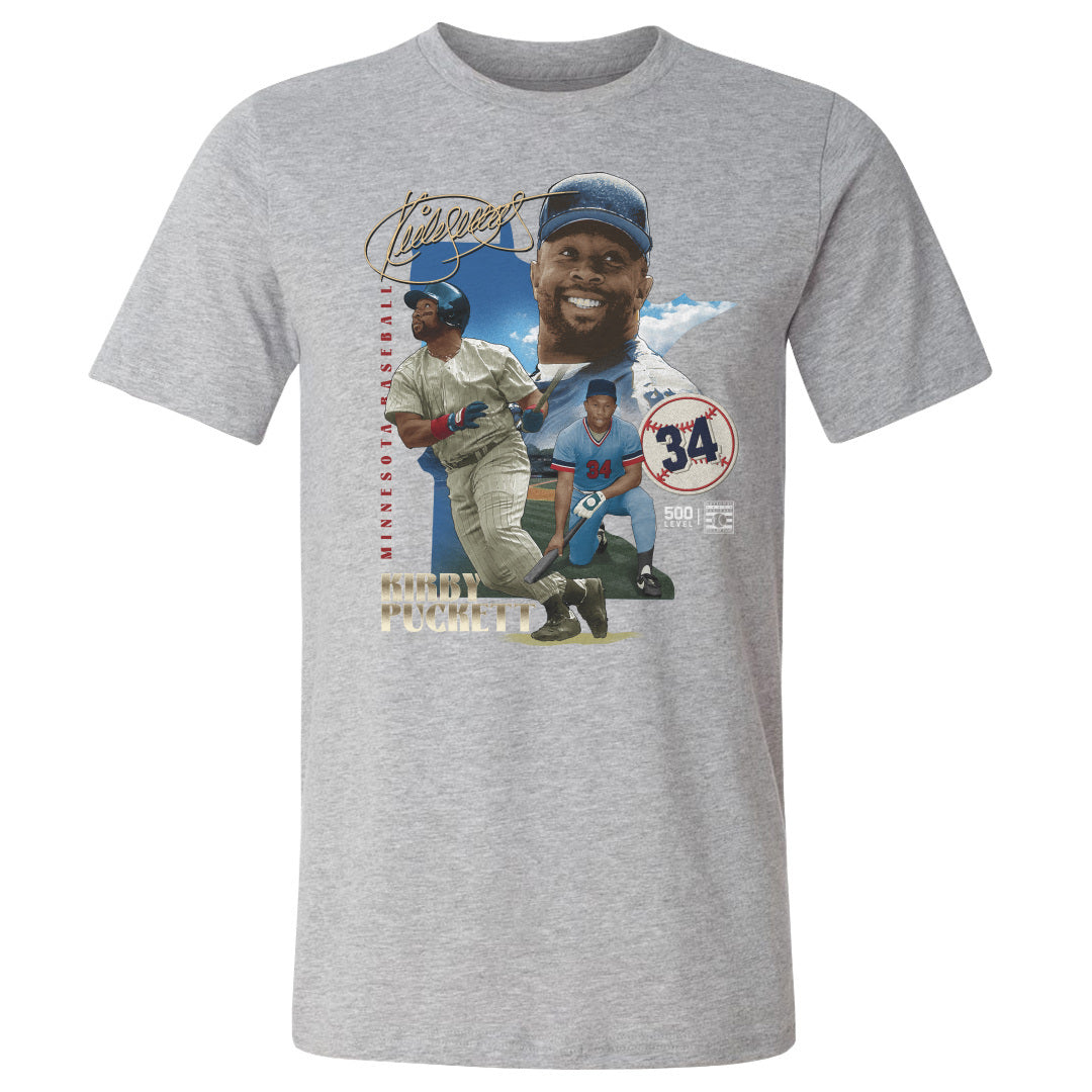 Kirby Puckett Men's Cotton T-Shirt | 500 LEVEL