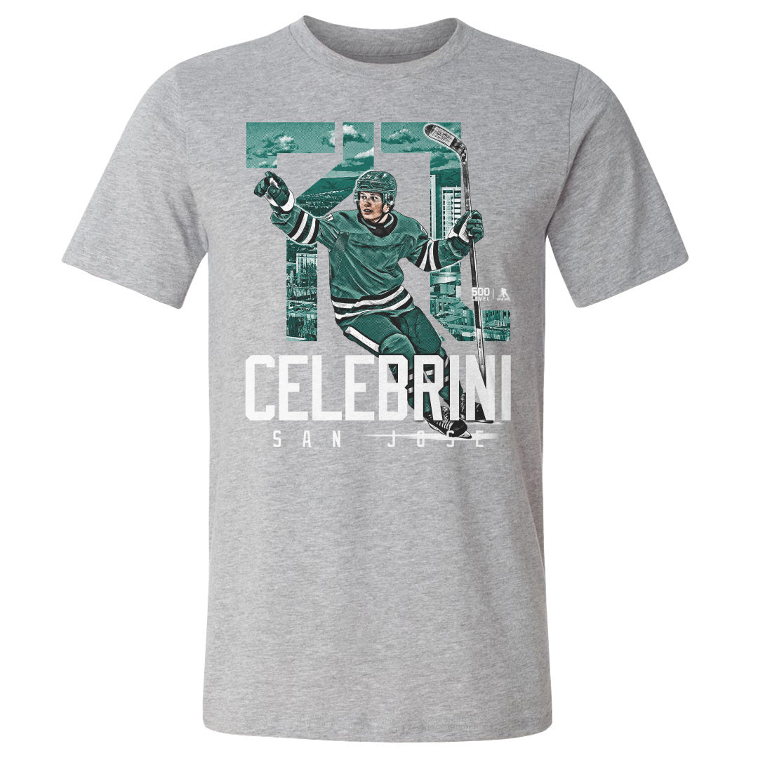 Macklin Celebrini Men's Cotton T-Shirt | 500 LEVEL
