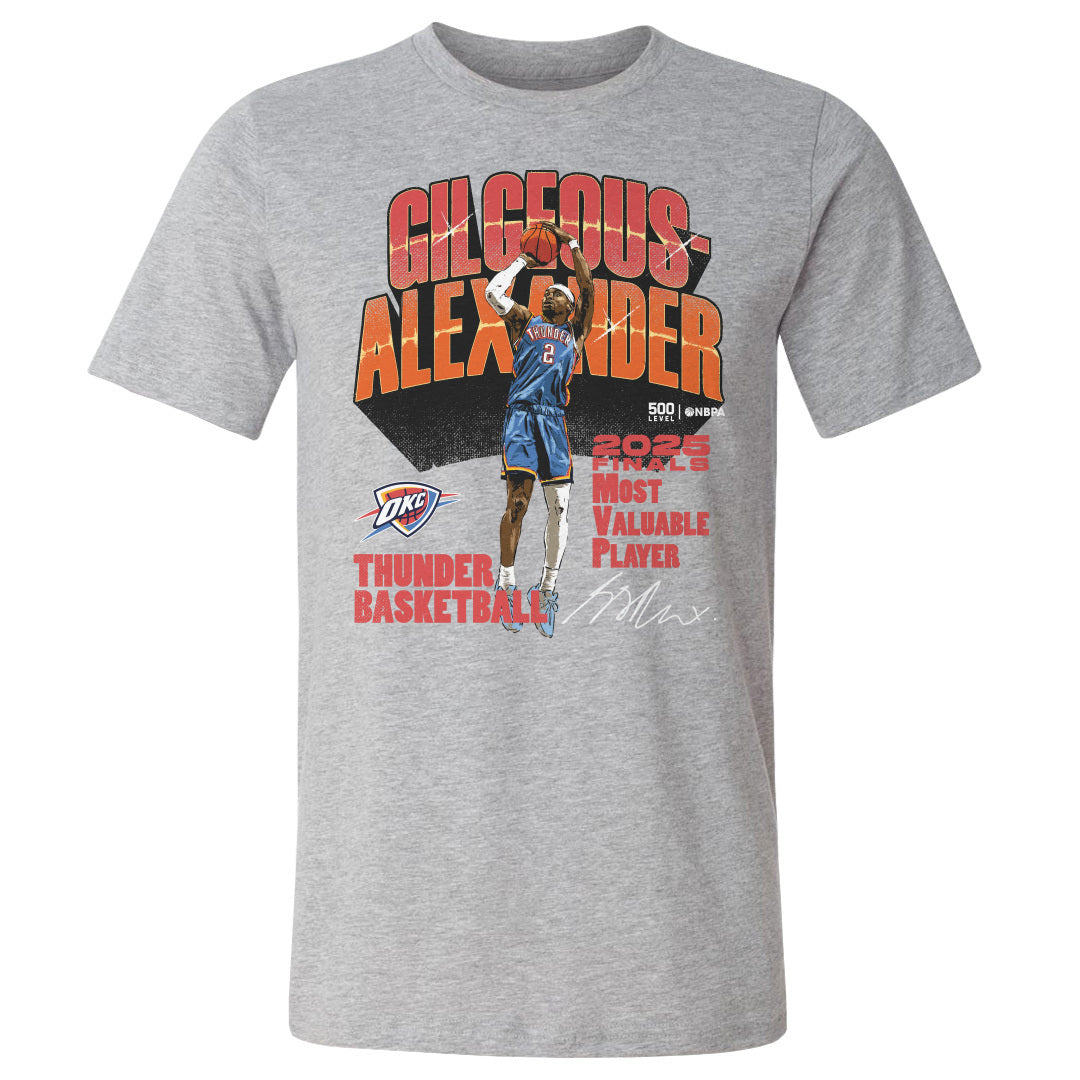 Shai Gilgeous-Alexander Men's Cotton T-Shirt | 500 LEVEL