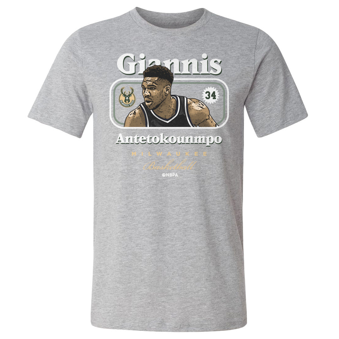 Giannis Antetokounmpo Men's Cotton T-Shirt | 500 LEVEL