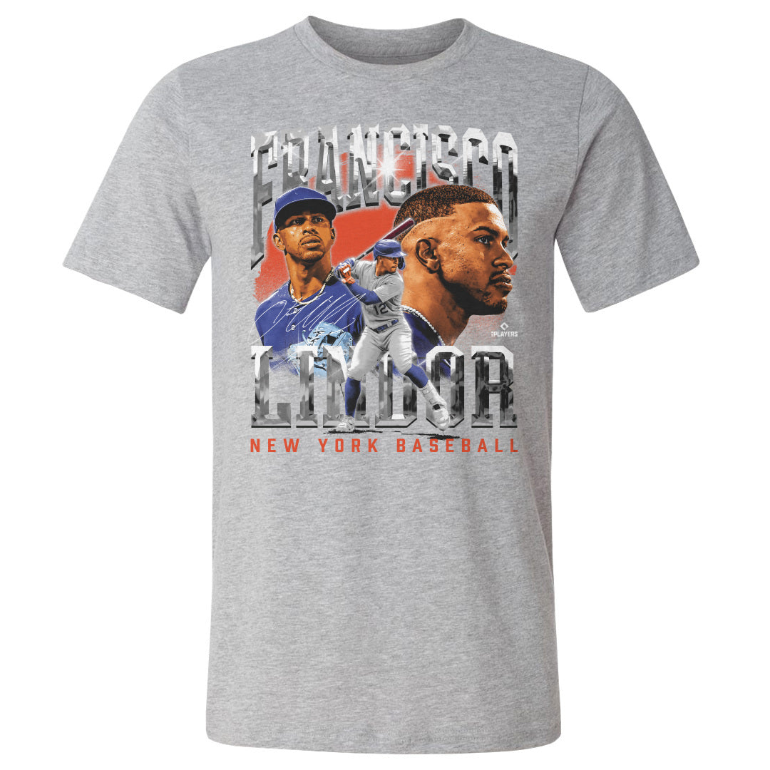Francisco Lindor Men's Cotton T-Shirt | 500 LEVEL