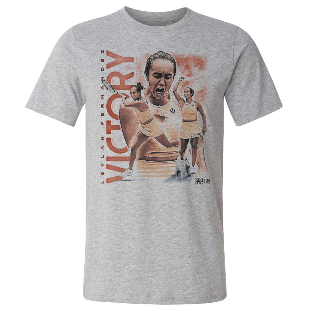 Leylah Fernandez Men's Cotton T-Shirt | 500 LEVEL