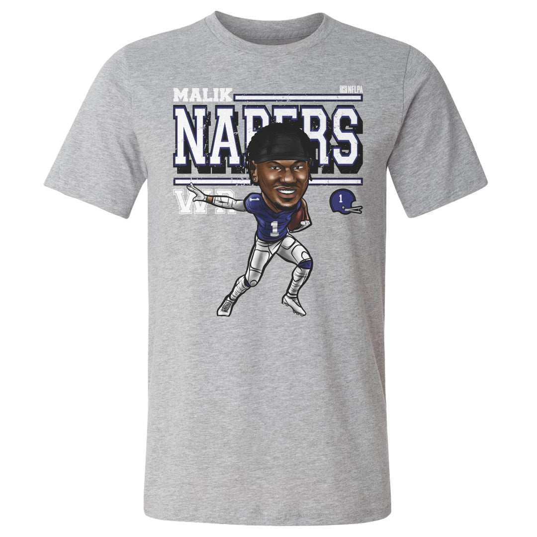 Malik Nabers Men's Cotton T-Shirt | 500 LEVEL