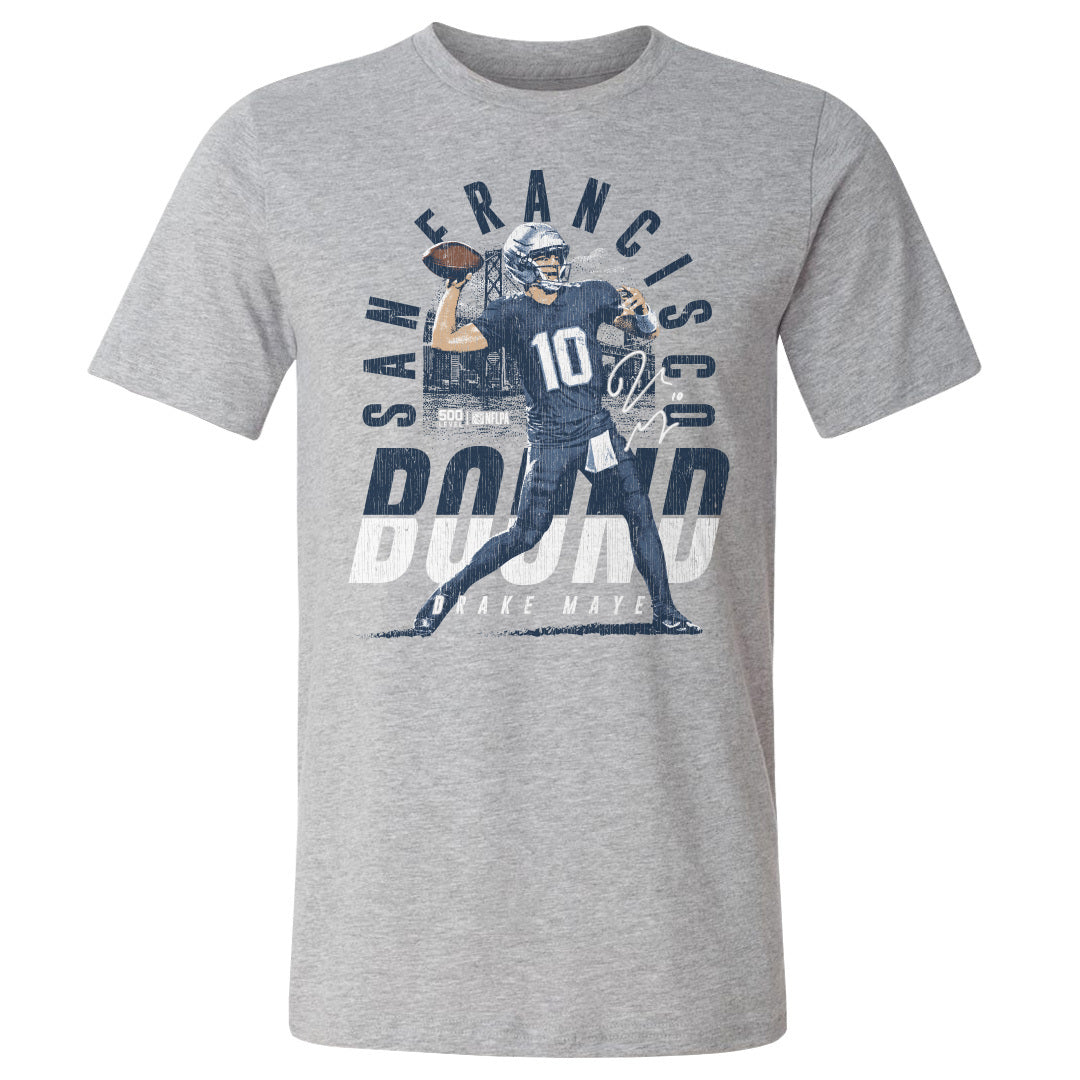 Drake Maye Men's Cotton T-Shirt | 500 LEVEL