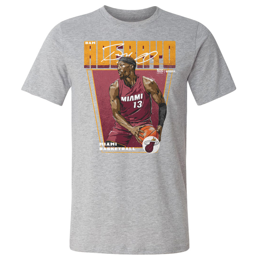 Bam Adebayo Men's Cotton T-Shirt | 500 LEVEL
