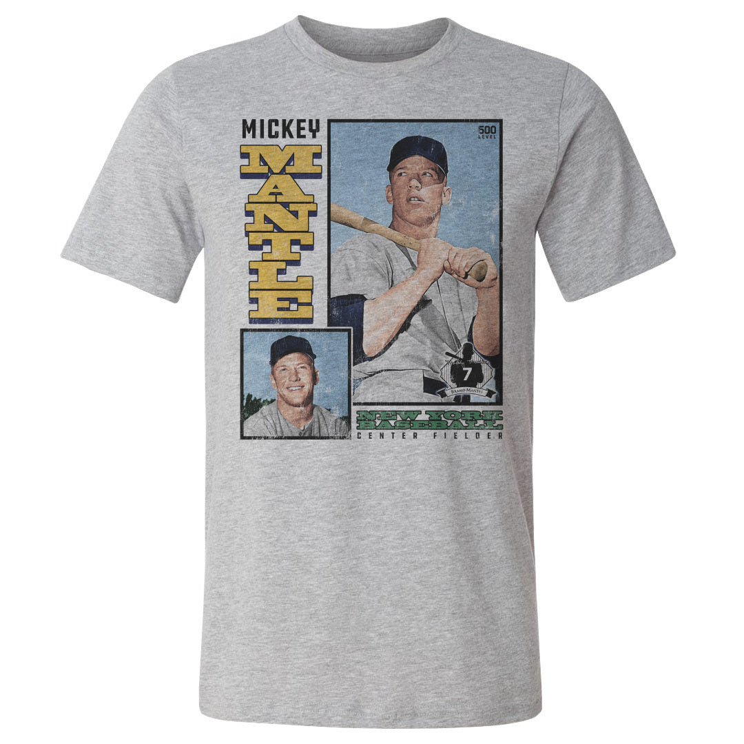 Mickey Mantle Men's Cotton T-Shirt | 500 LEVEL
