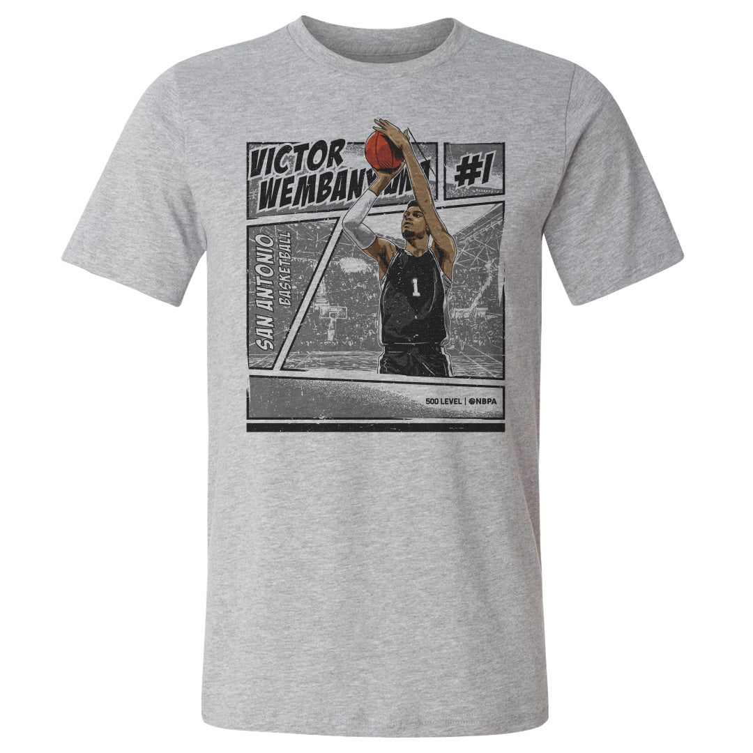 Victor Wembanyama Men's Cotton T-Shirt | 500 LEVEL