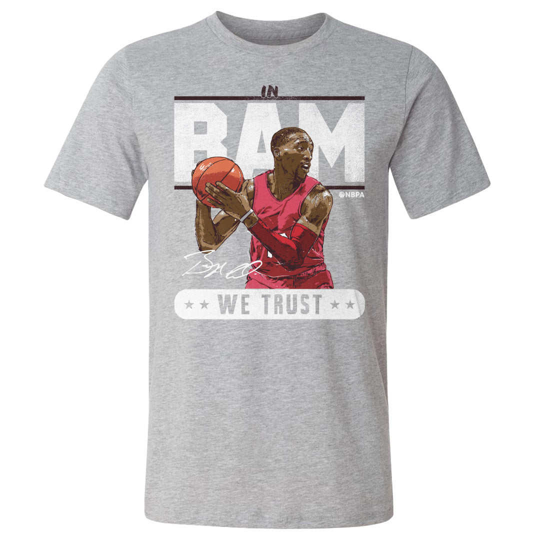 Bam Adebayo Men's Cotton T-Shirt | 500 LEVEL